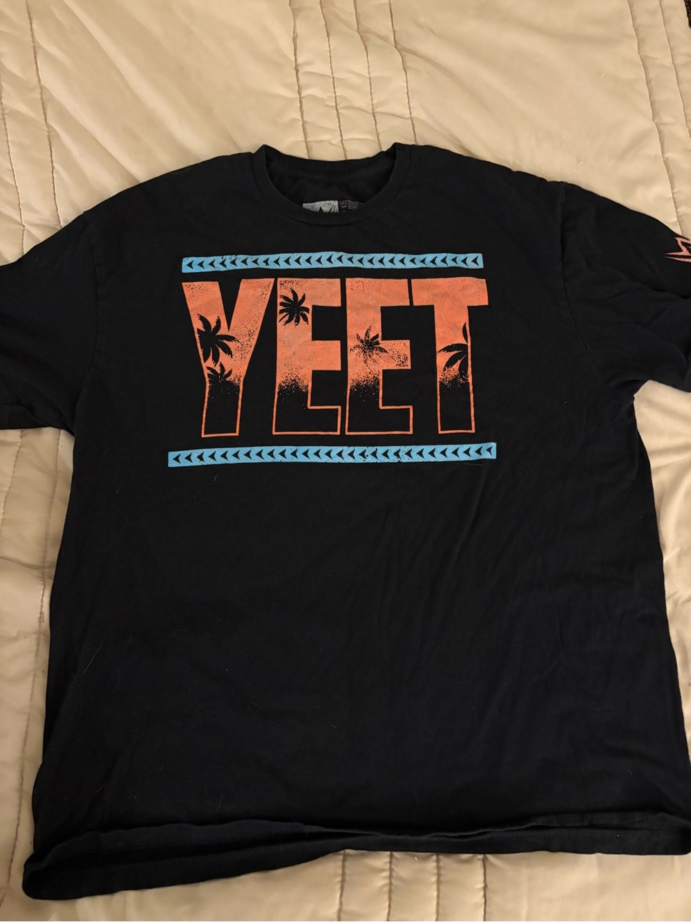 WWE Men’s Black YEET Graphic T-Shirt